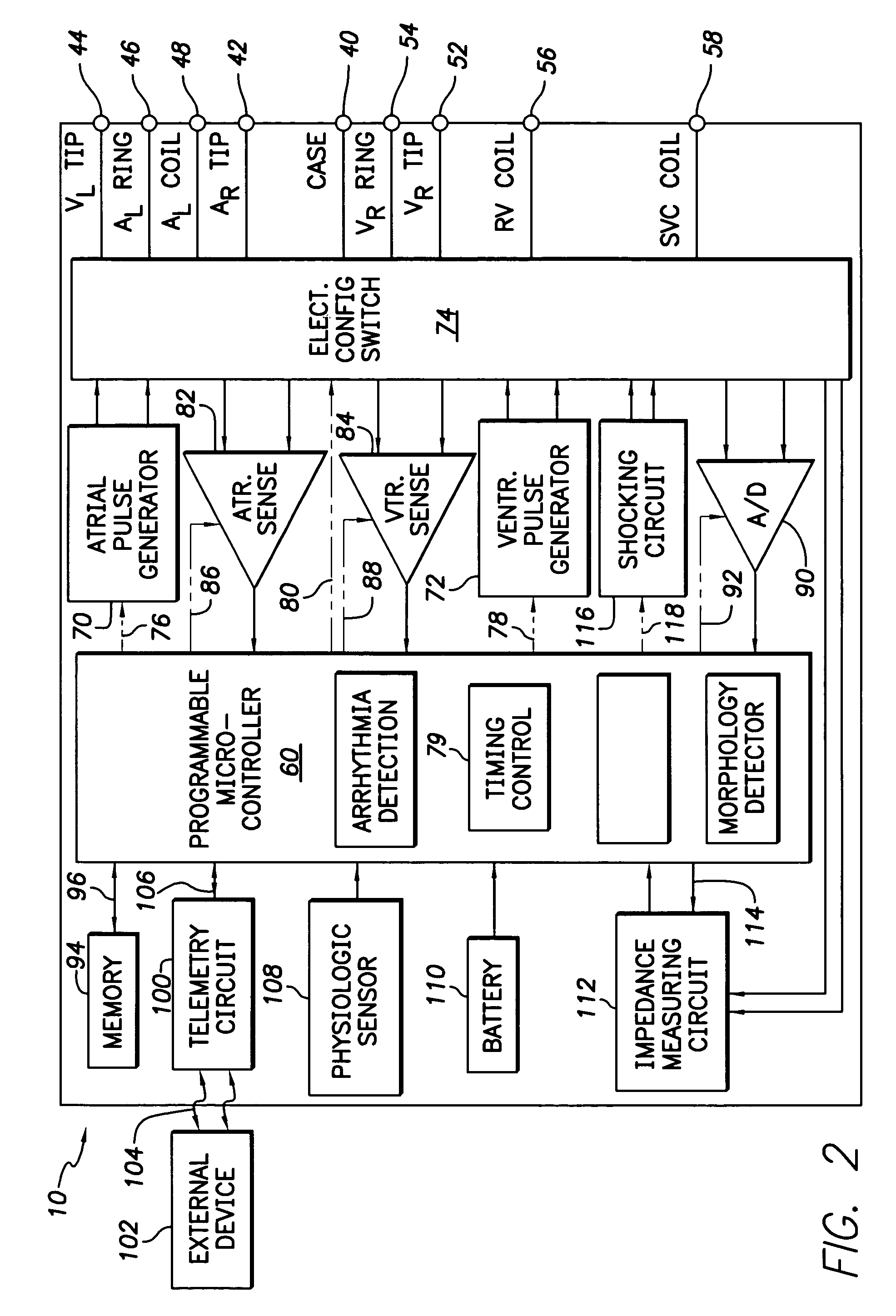 Subcutaneous cardiac stimulation device providing anti-tachycardia pacing therapy and method