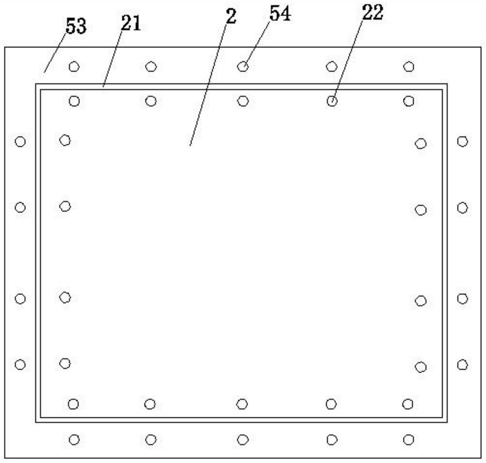 Large support grouting device and grouting method thereof