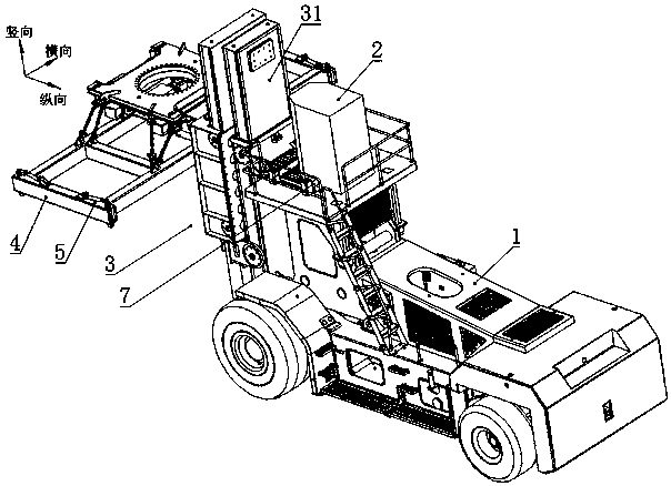 Multi-dimensional sling for container