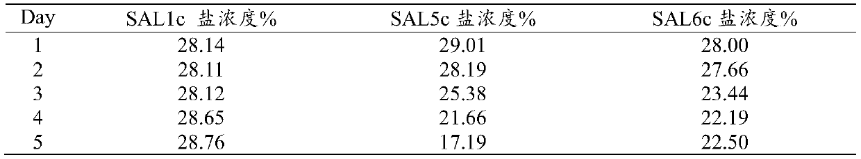 A kind of composite bacterial strain for treating high-salt wastewater