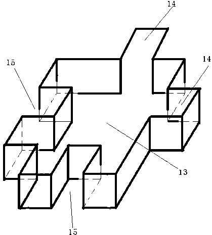 Combination pond and building method thereof