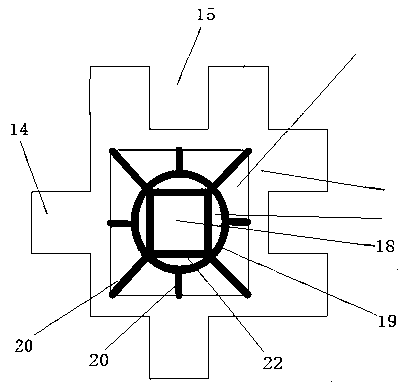 Combination pond and building method thereof