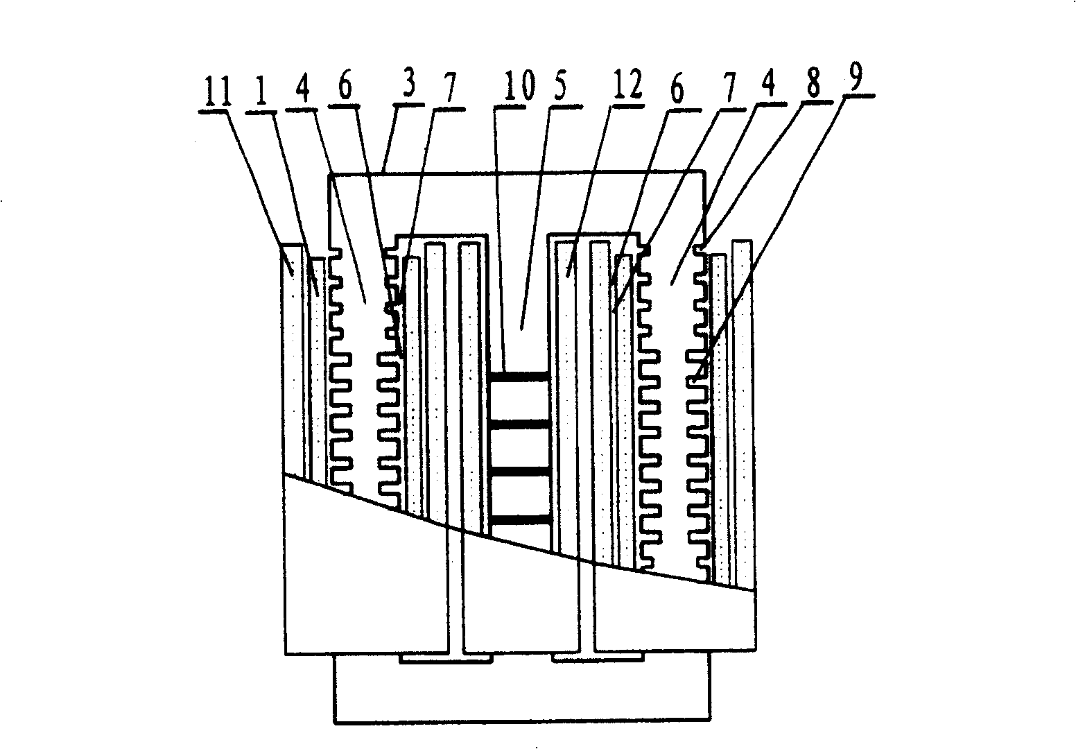 Biax arc suppression coil