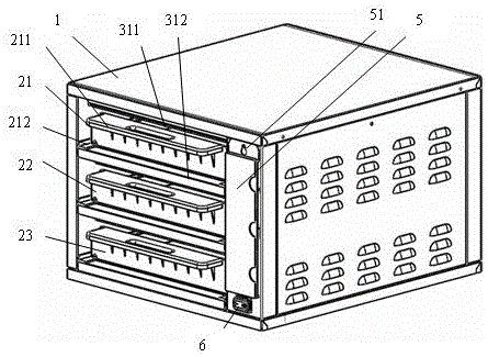 Food insulation cabinet