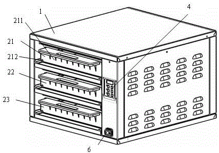 Food insulation cabinet