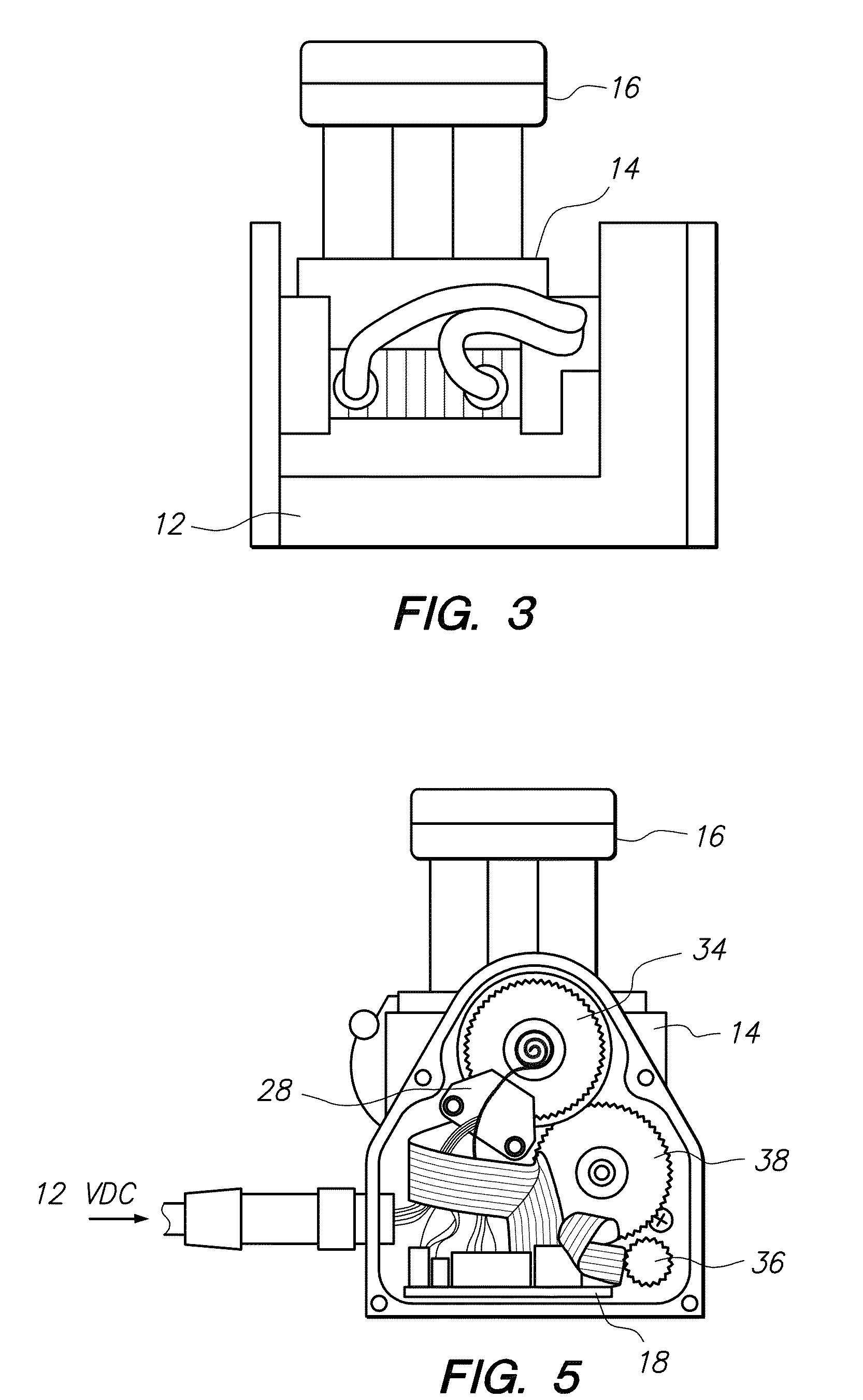 Nodding mechanism for a single-scan sensor