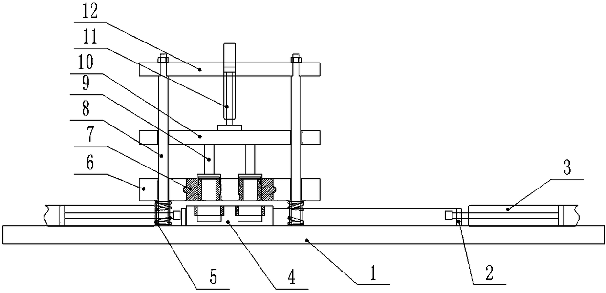 Assembling device for stator iron core and stator coil