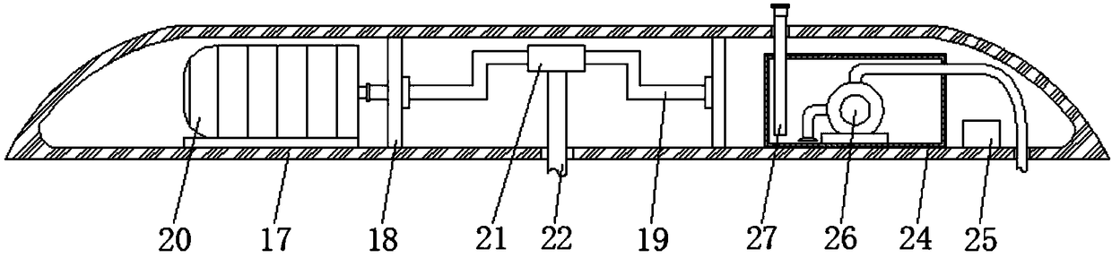 An attention distribution experimental device for nursing psychology