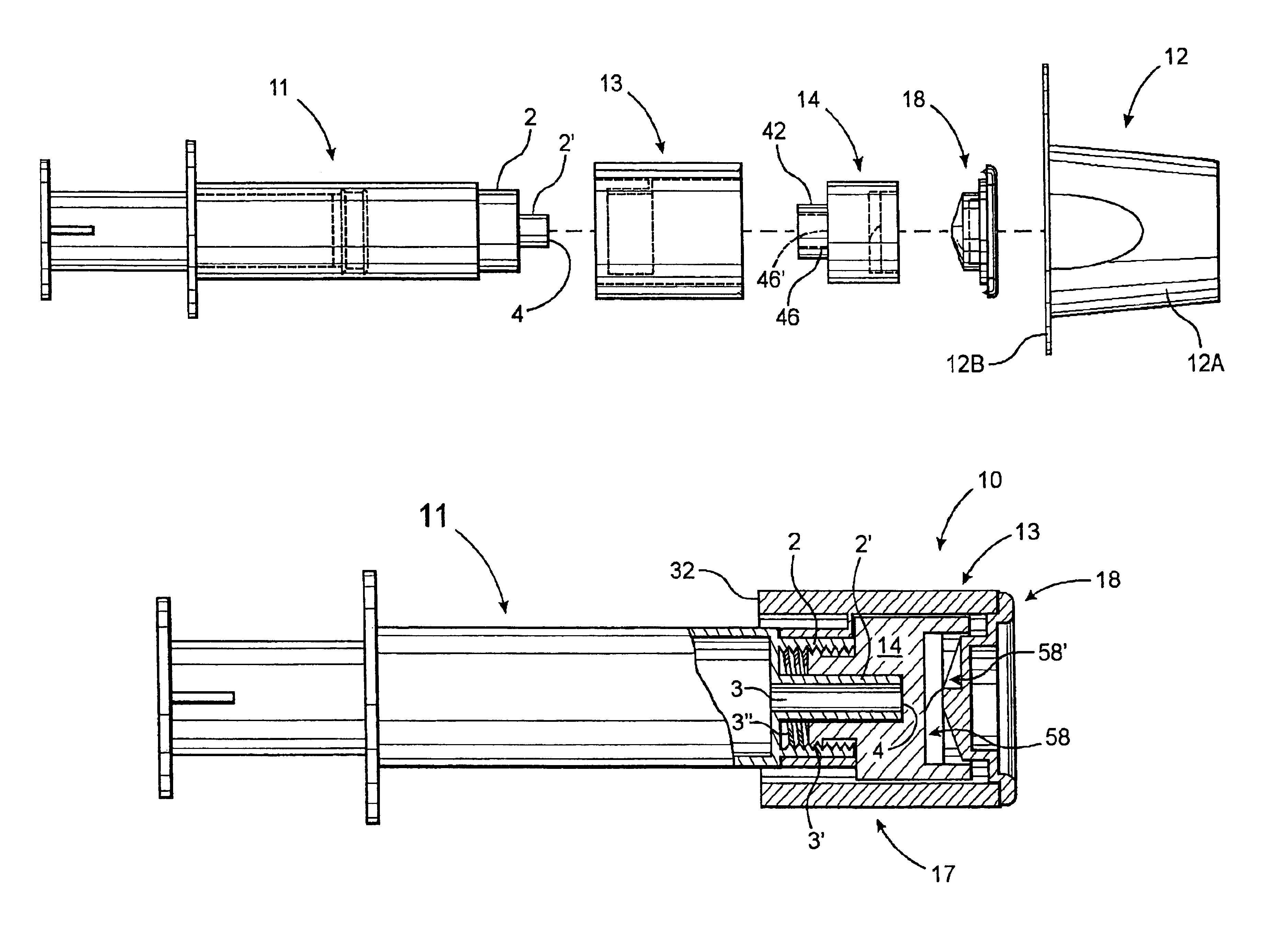 Tamper evident end cap assembly for a loaded syringe and process