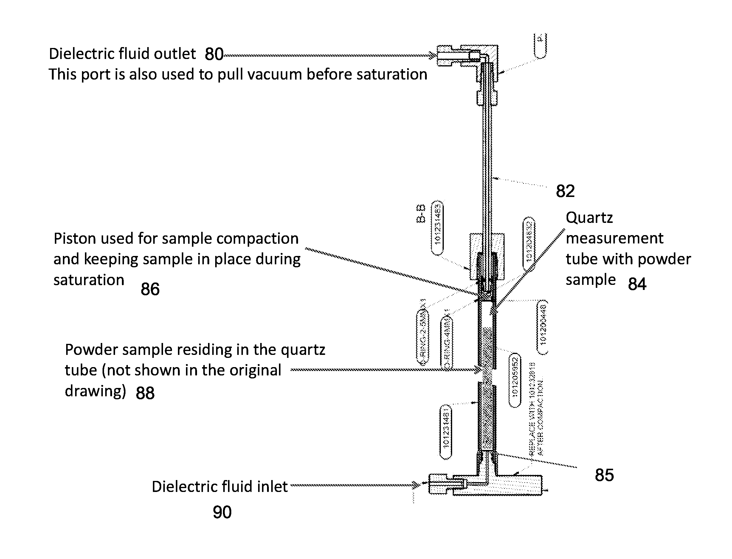 Method and Apparatus For Determining Permittivity of Rock Matrix