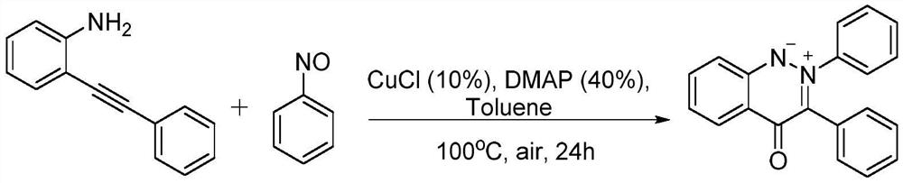 Synthesis method for cinnoline salt compound