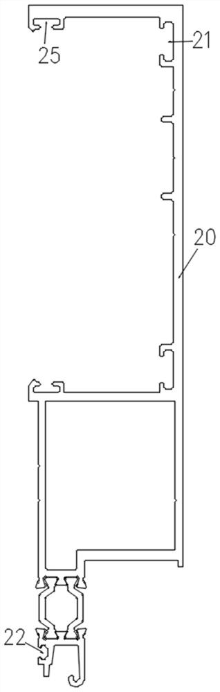 Large all-aluminum structure open aluminum plate curtain wall system and installation process thereof