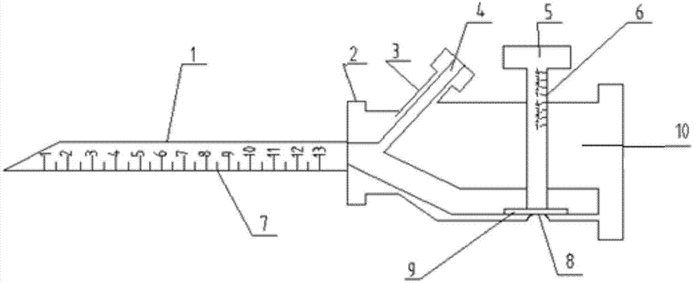 Puncture needle for cerebrospinal fluid replacement