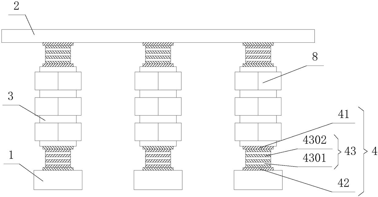 Inorganic explosion-proof bridge bracket