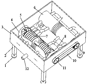 Laundry Tablet Slurry Vortex Channel Stirring and Mixing Device