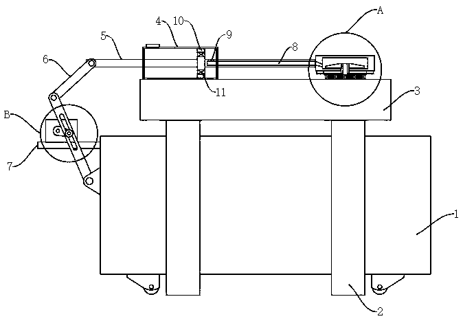 Finished product cutting auxiliary device for casting metal fittings