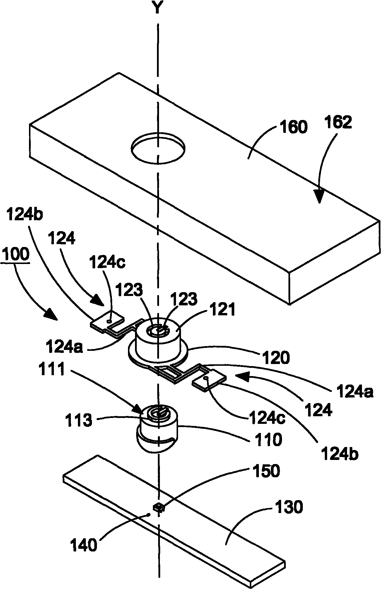 Luminous key, luminous key switch assembly and key structure with removable key cap