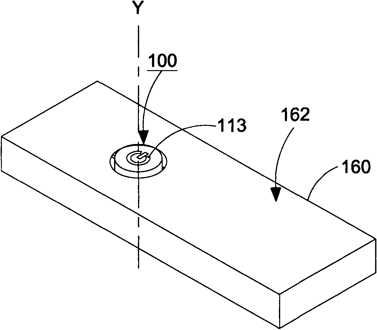 Luminous key, luminous key switch assembly and key structure with removable key cap