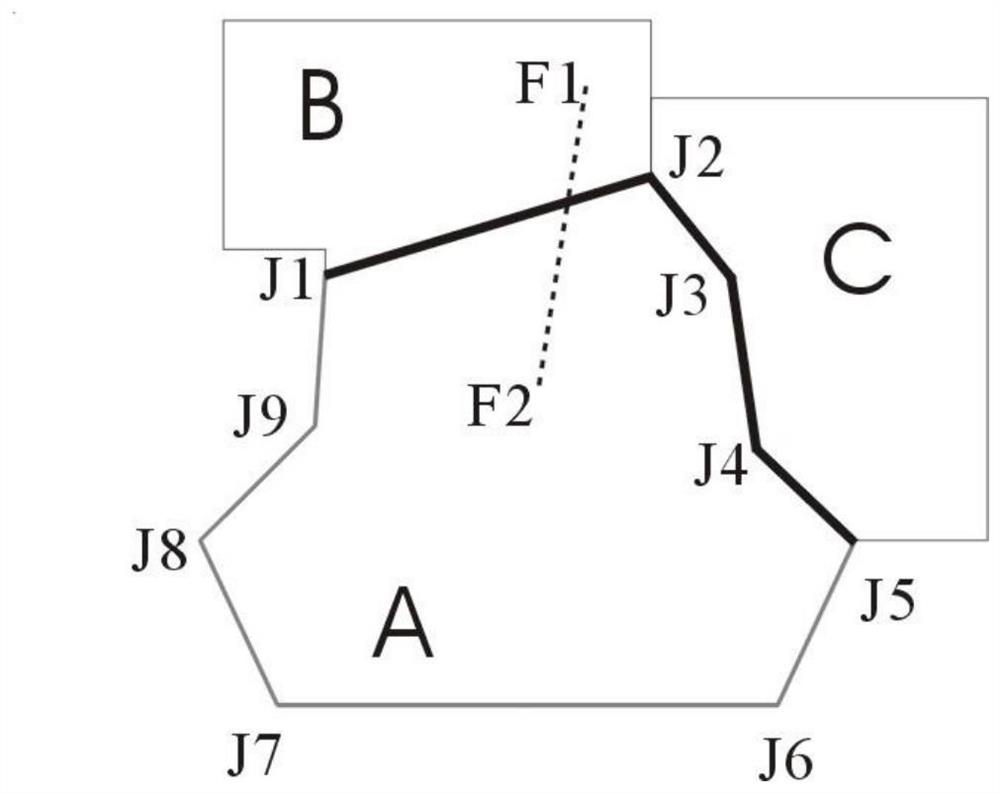 A method and device for collecting location information of a boundary line