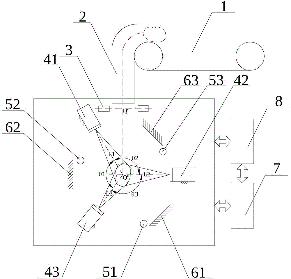 Machine vision-based agricultural product volume rapid measurement device and measurement method