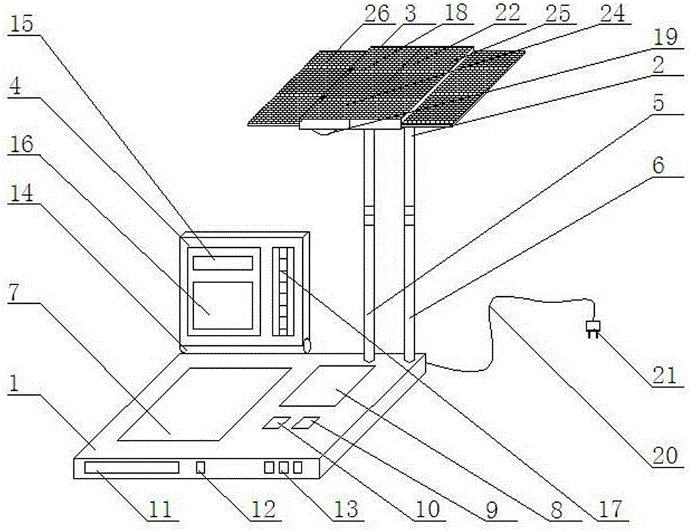 Solar table lamp