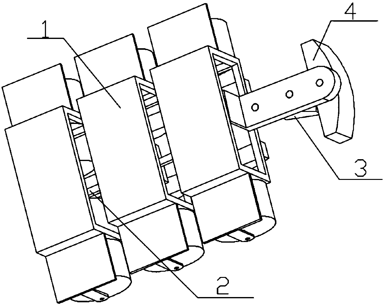 Ultrasonic flaw detection robot for large spherical tank steel vessel