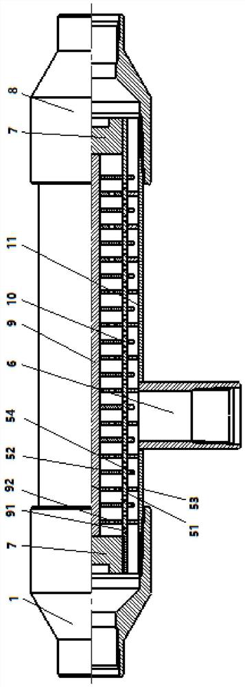 Baffle type foamer