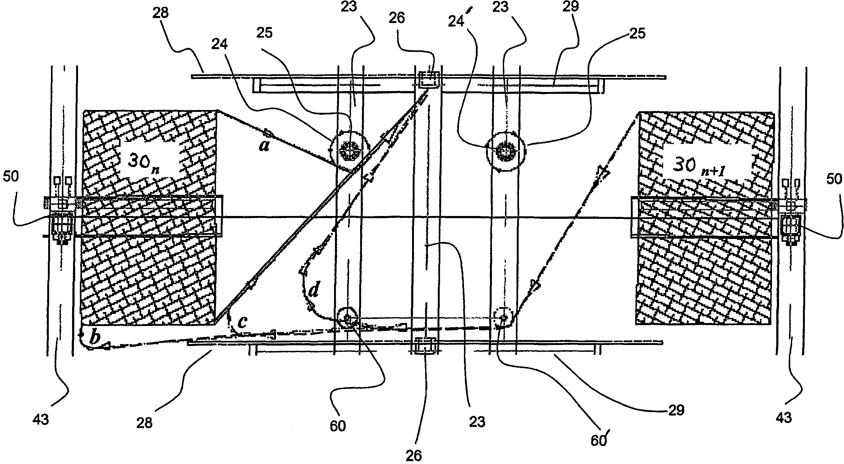 Creel magazine supply system and method