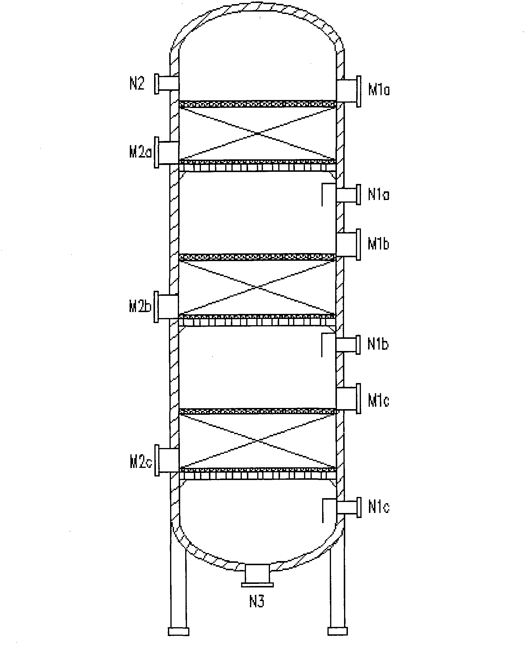 Multi-stage catalyzed sorption reactor