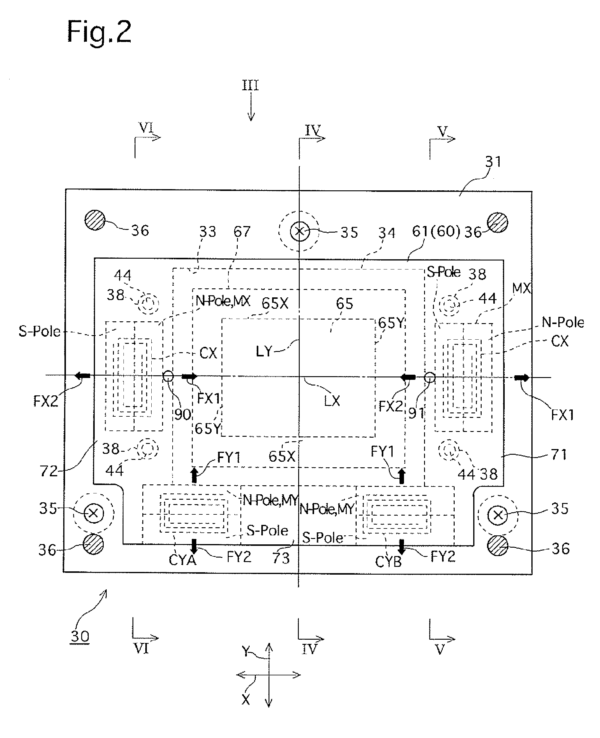 Lock mechanism for stage apparatus