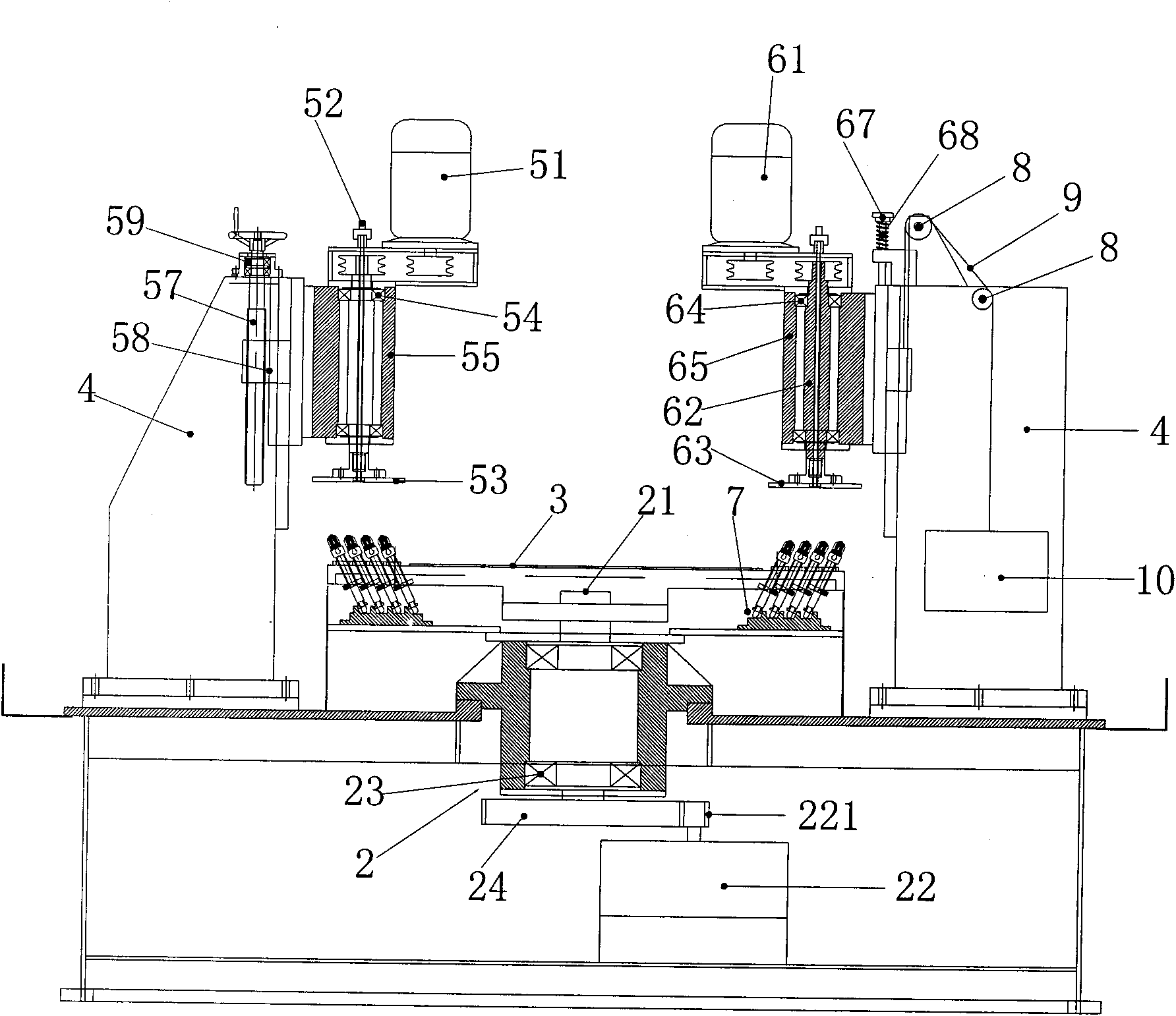 Annular automatic sheet grinding machine