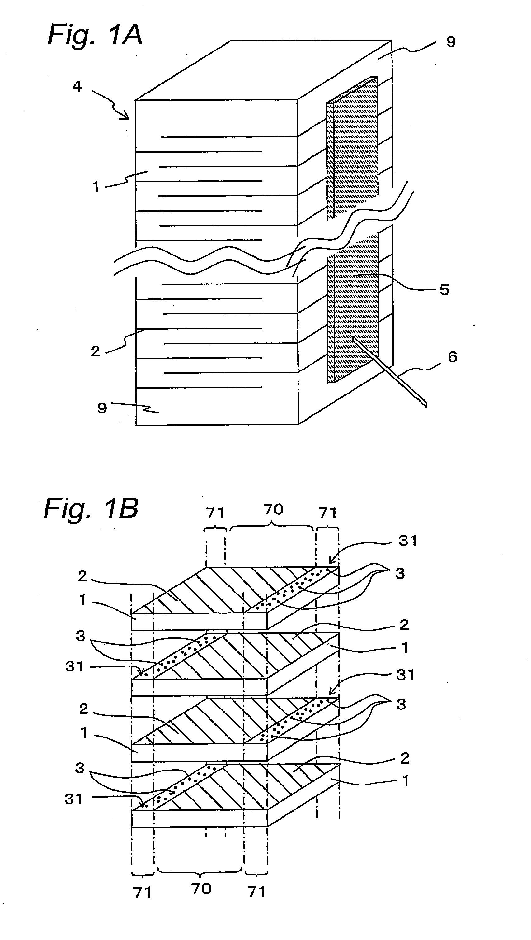 Multi-Layer Piezoelectric Element and Injection Apparatus Using the Same