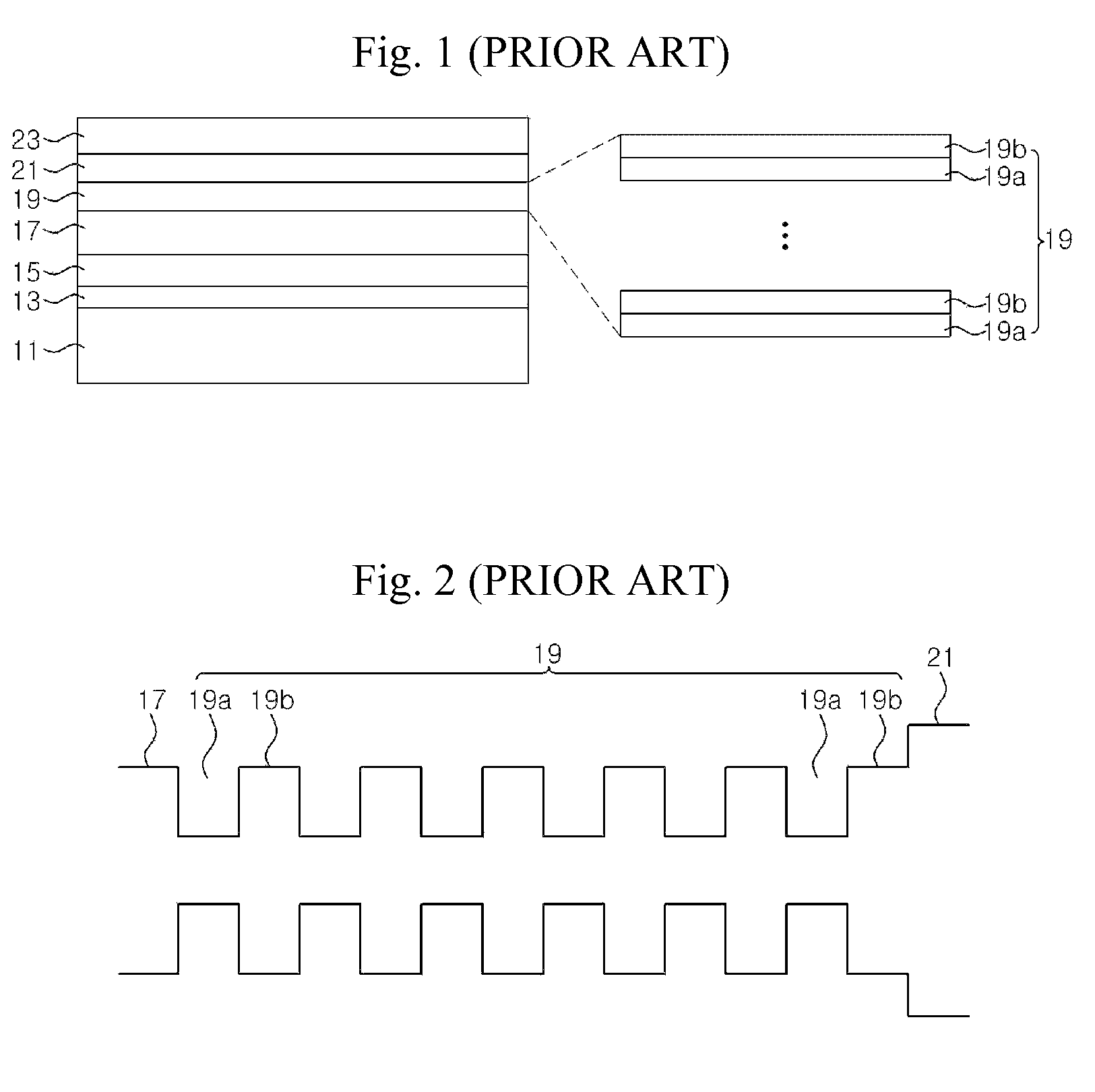 Light emitting diode having active region of multi quantum well structure