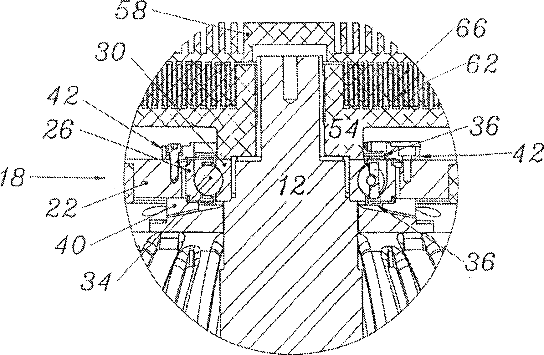 Cooling bearings, motors and other rotating heat generating components