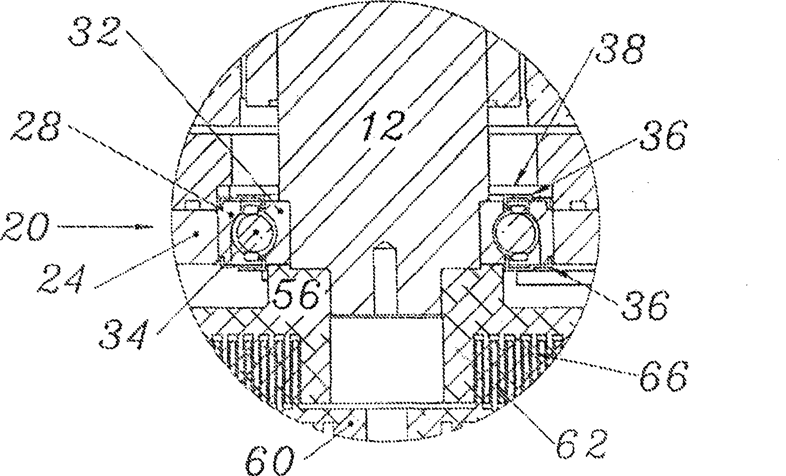 Cooling bearings, motors and other rotating heat generating components