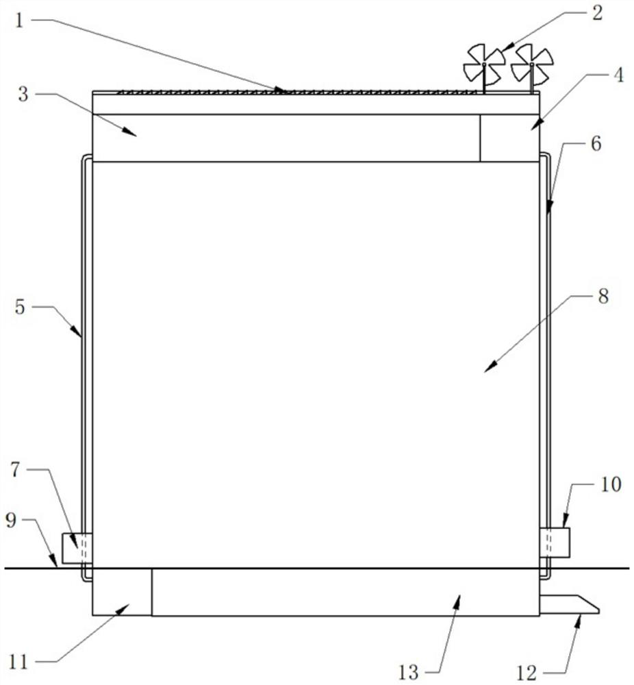 Distributed wind-solar complementary water storage power generation system and power generation method