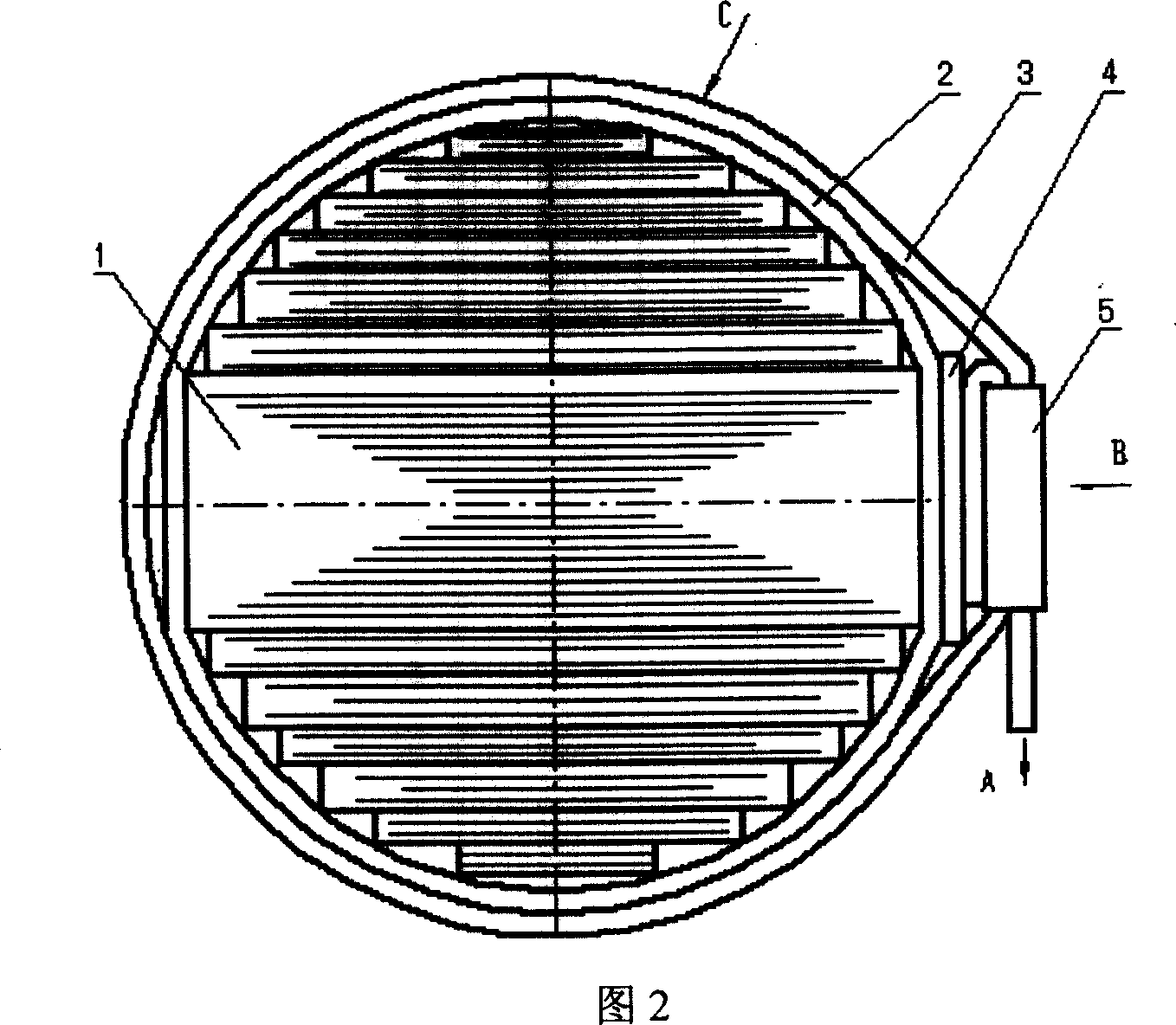 Binding method for transformer iron core