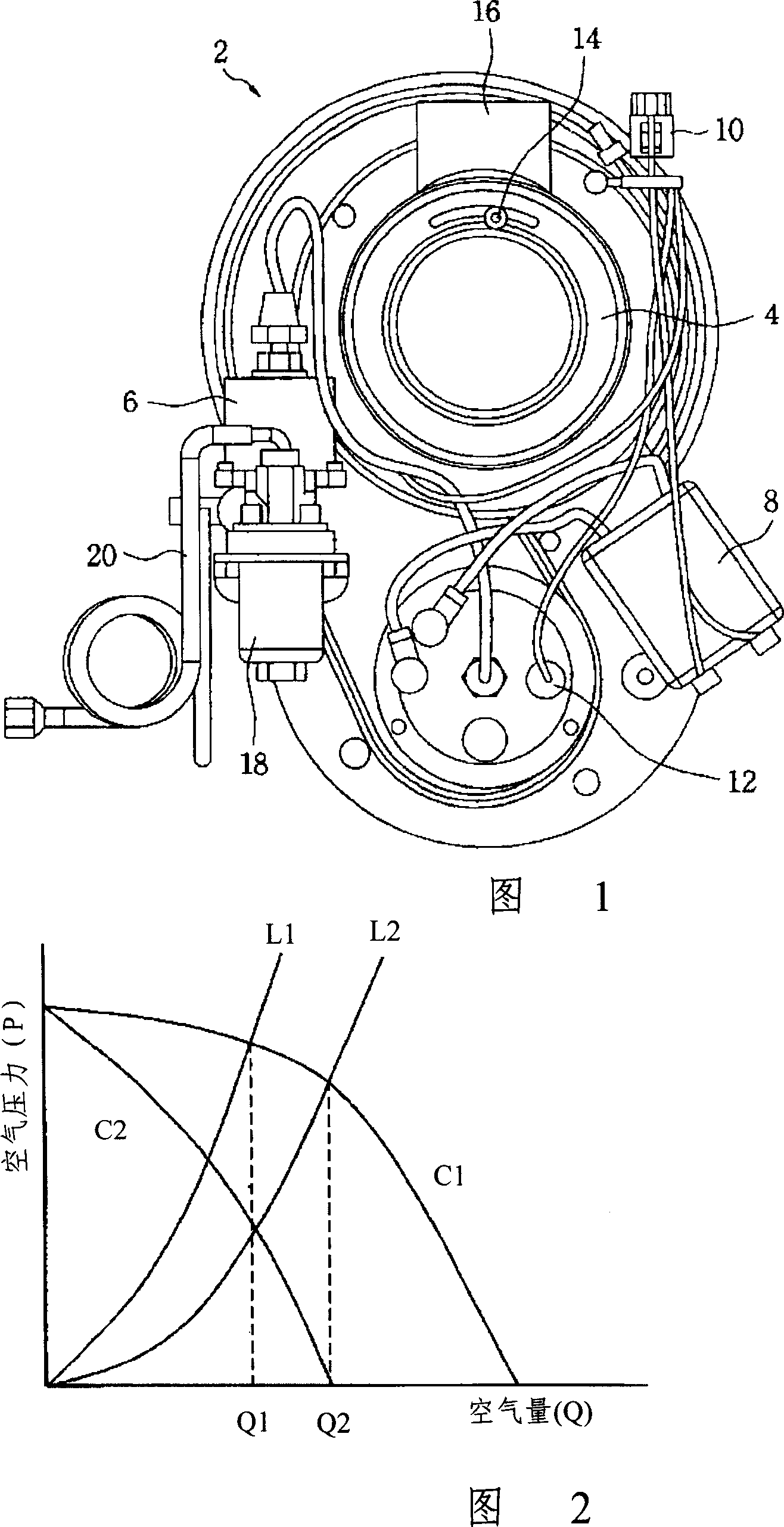 System and control method of oil burner's suitable burning ratio using air pressure sensor