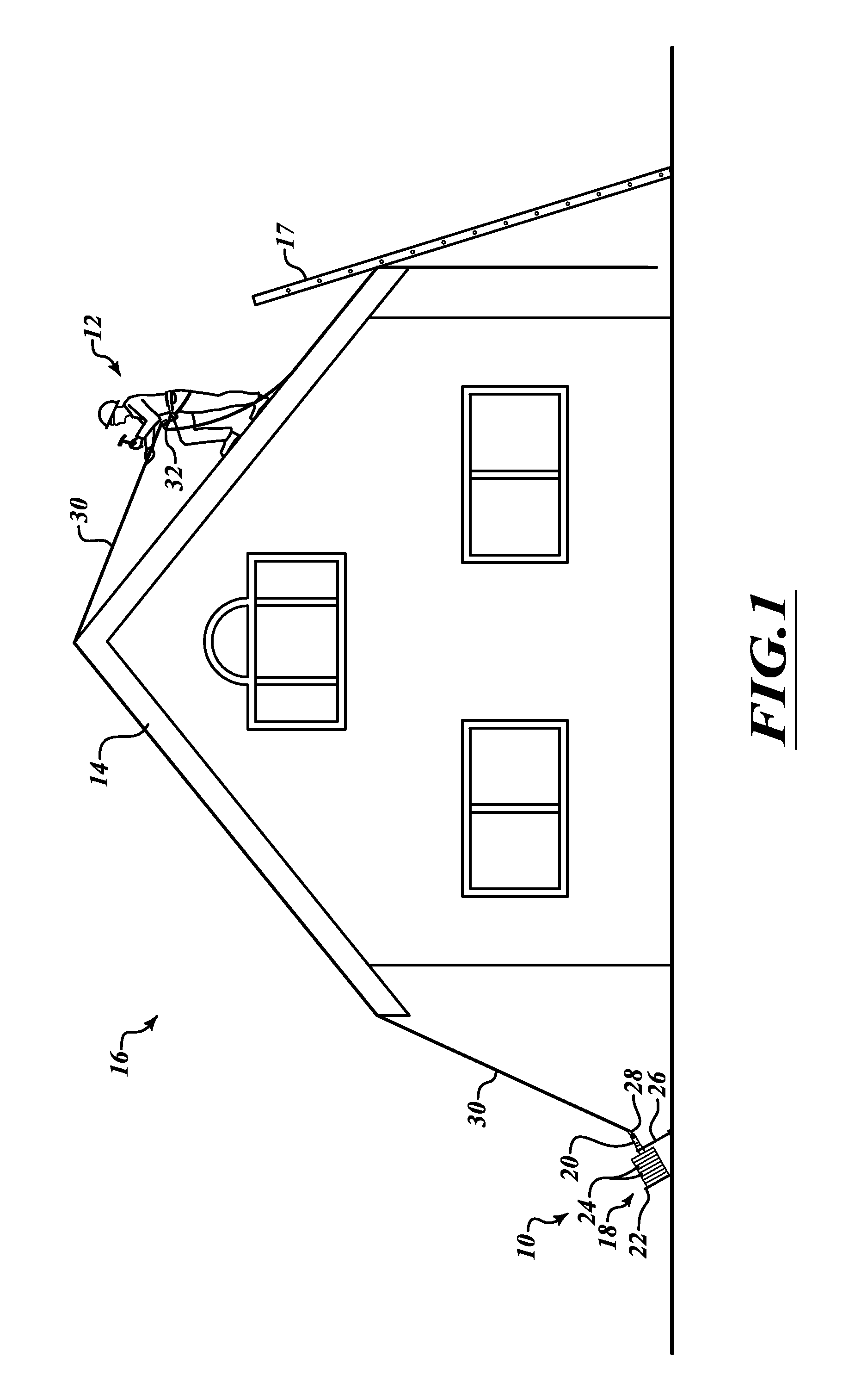 Single person portable belay anchor system and method