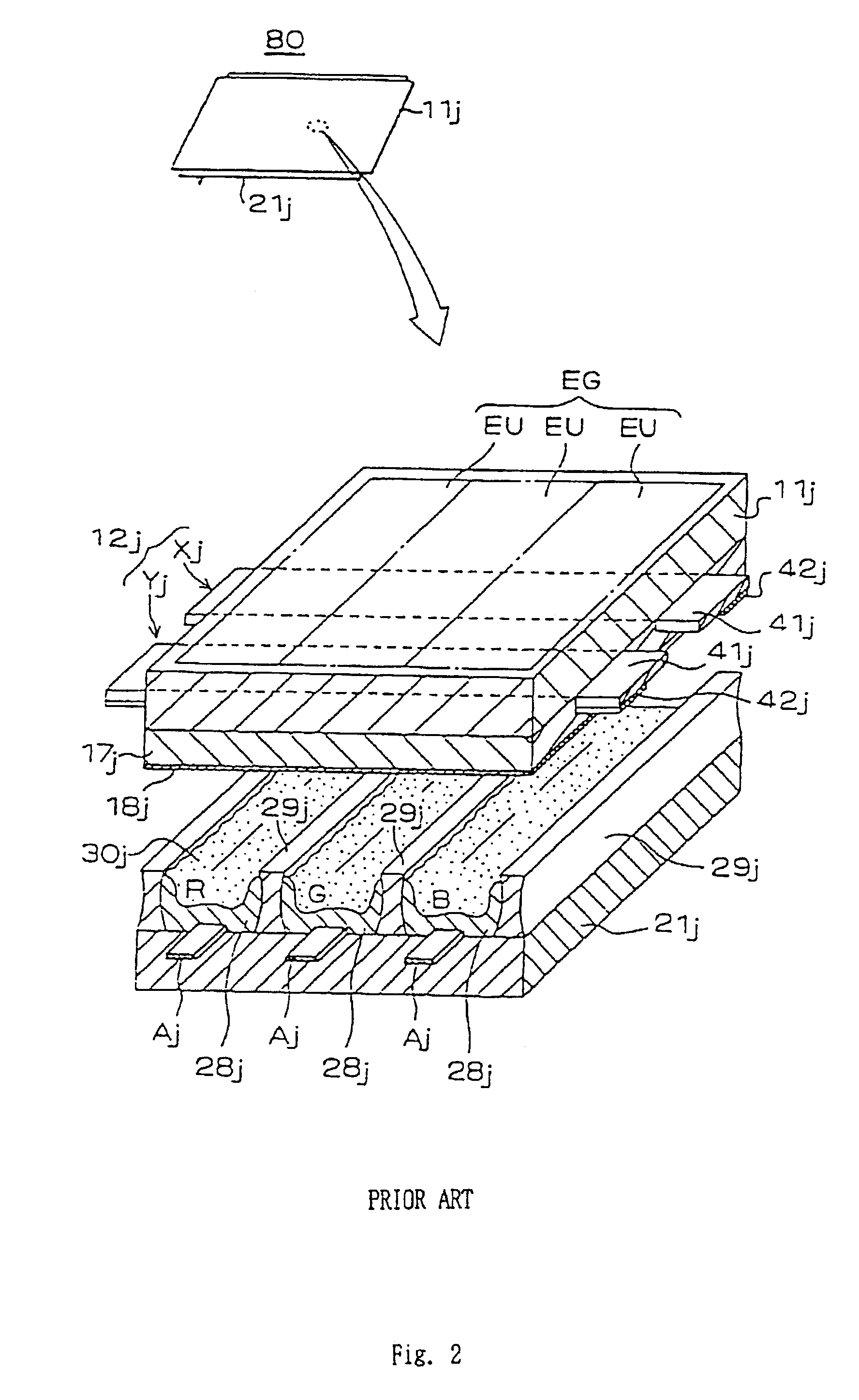 Surface discharge type plasma panel divided into a plurality of sub-screens