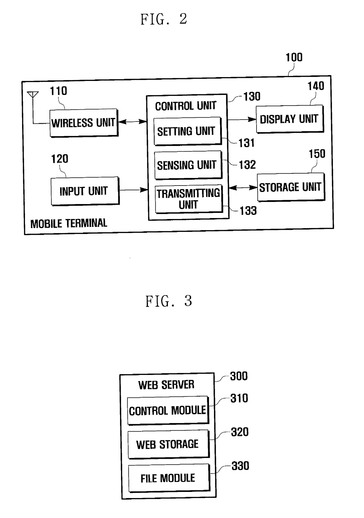 System, mobile terminal and method for storing data into web storage using wireless LAN