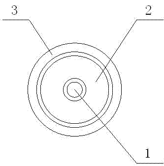 Processing mold used for carbon fiber complex core pressing moulding