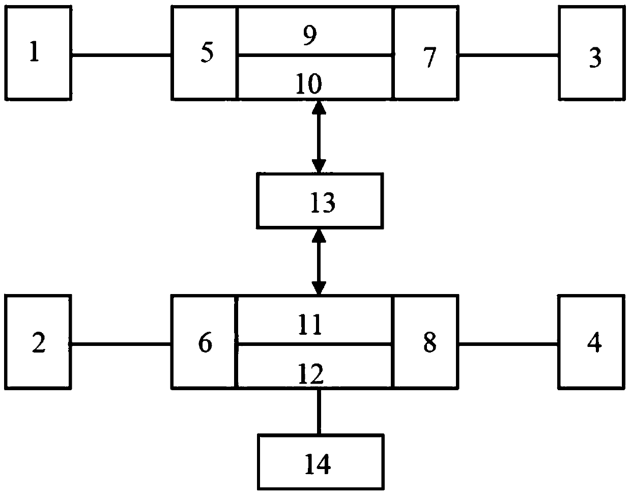 Inter-satellite communication system and method based on formation satellites