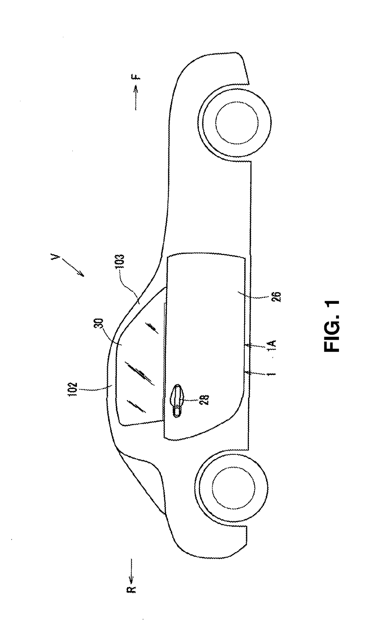 Door structure of automotive vehicle