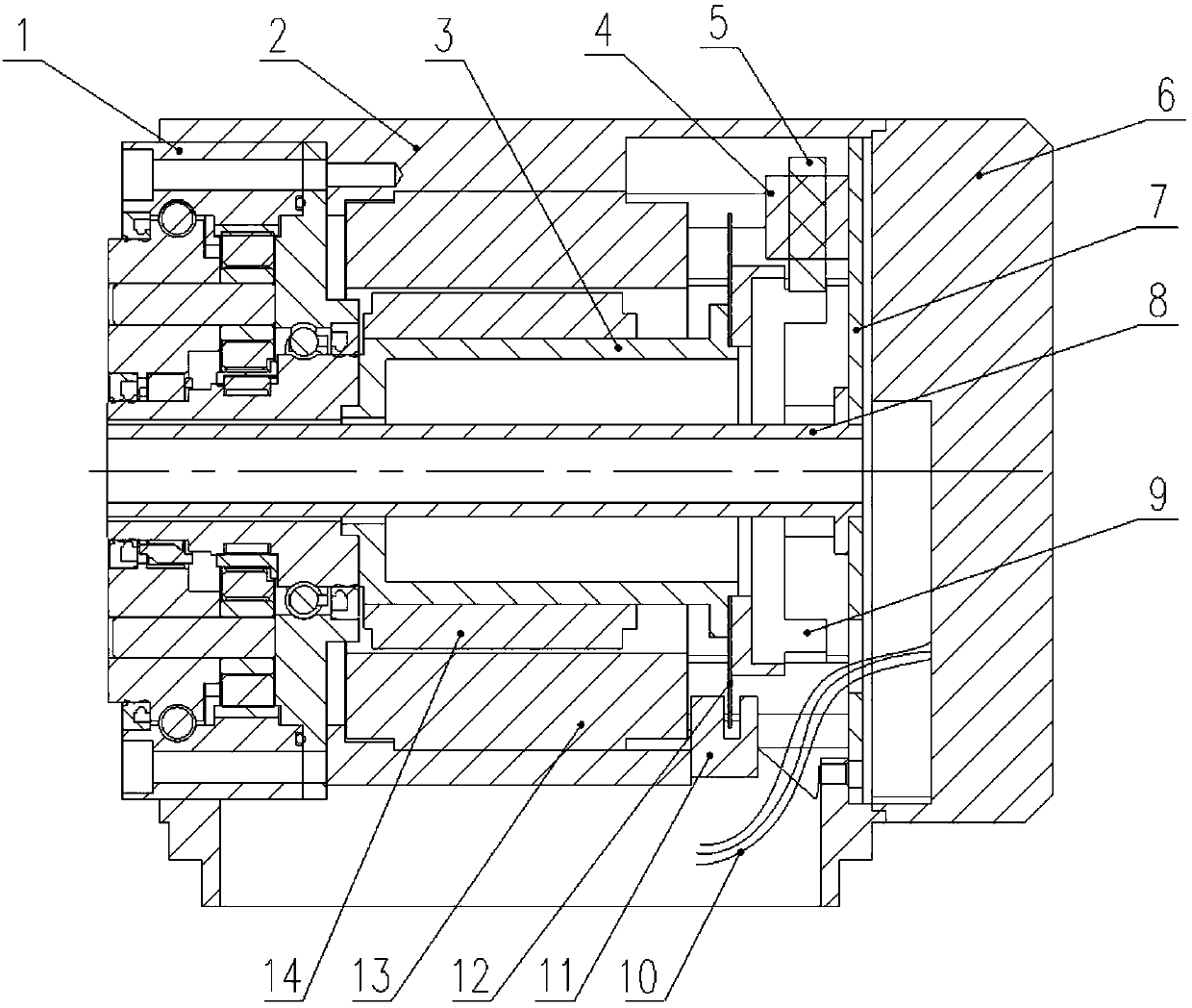 Integrated joint module of compact robot and compact robot