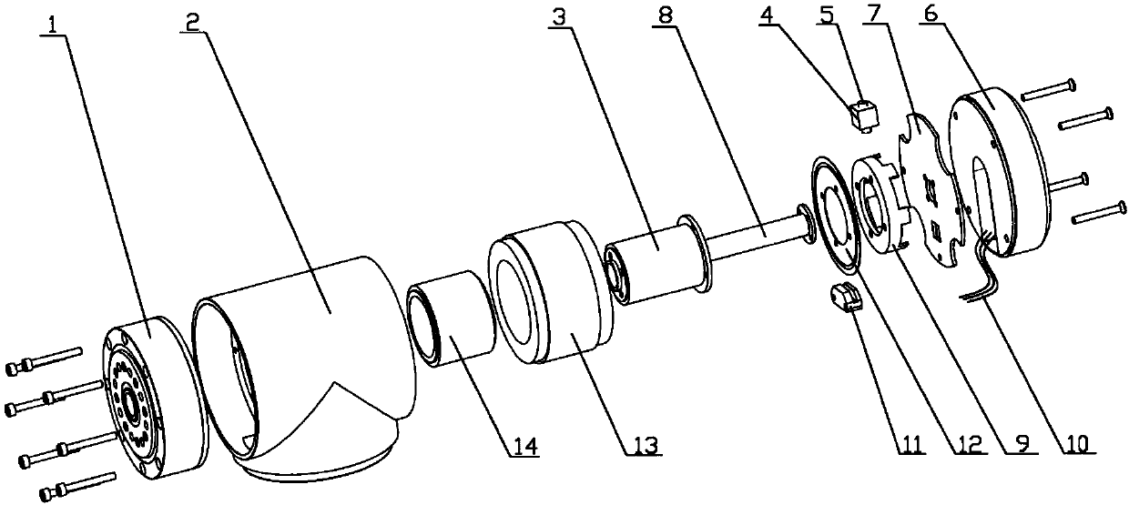 Integrated joint module of compact robot and compact robot