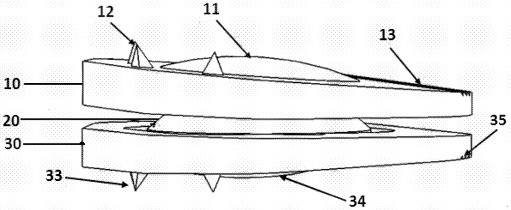 A kind of artificial lumbar intervertebral disc prosthesis