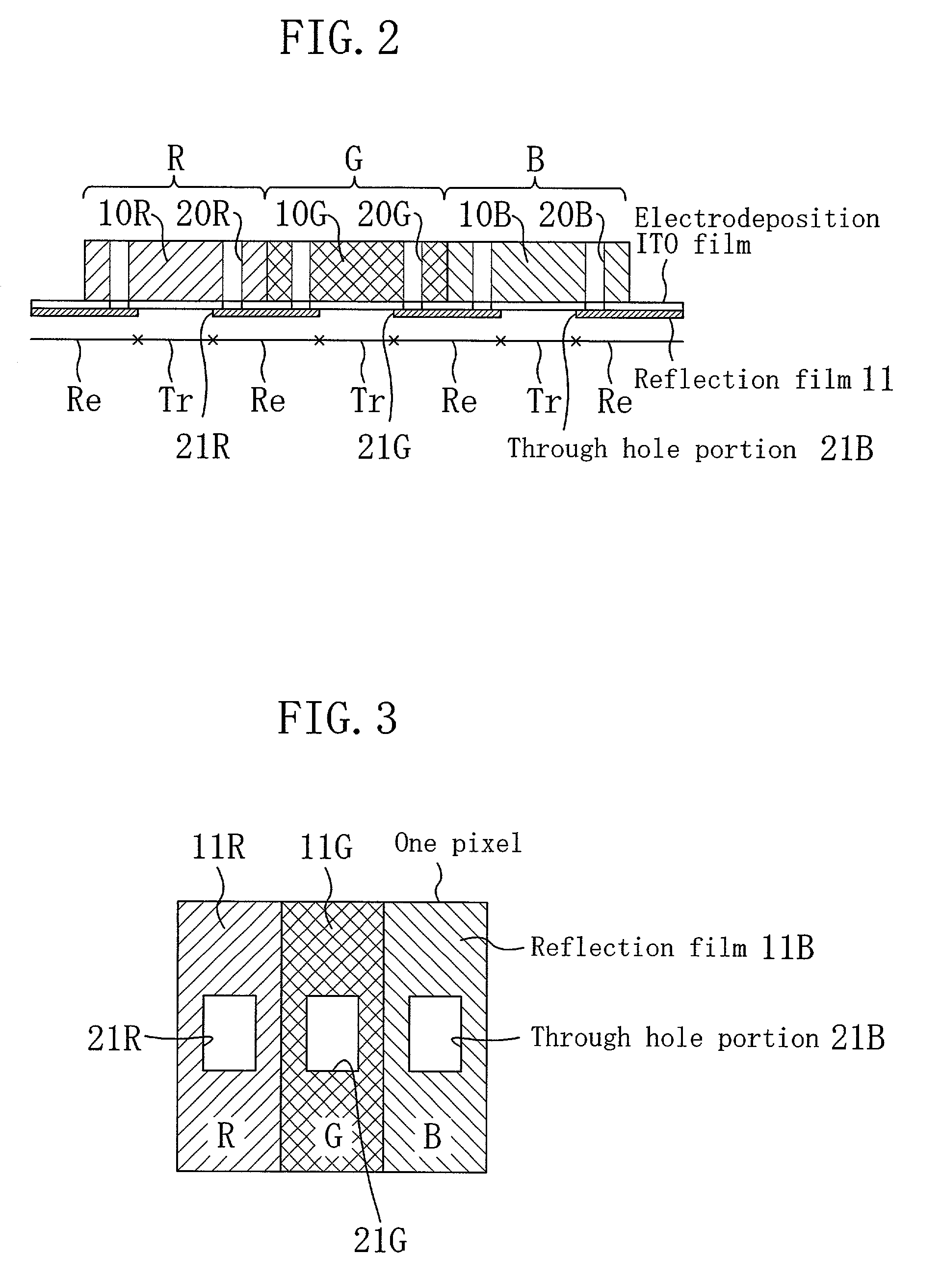 Transmission/reflection type color liquid crystal display device