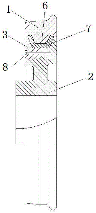 Damping and noise-reducing wheel for rail transportation