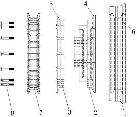 Damping and noise-reducing wheel for rail transportation